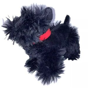 Lillian Vernon Small black dog Scottish Terrier Plush / stuffed animal toy 8”
